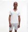 Calvin Klein T shirt 2P S/S V Neck 2-Pack White (100)