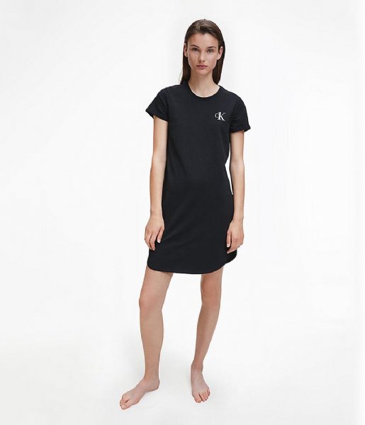 Calvin Klein Nightwear & Loungewear S/S Nightshirt Black (001)