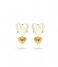24Kae Earring Earring Mother Of Pearl 42490Y Gold colored