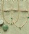 A Beautiful Story Necklace Aware Aventurine GC Necklace Gold colored