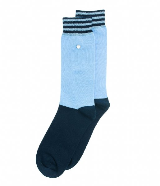 Alfredo Gonzales Sock Duotone Socks navy light blue