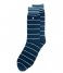 Alfredo Gonzales Sock Stripes Thin Socks navy light blue (109)
