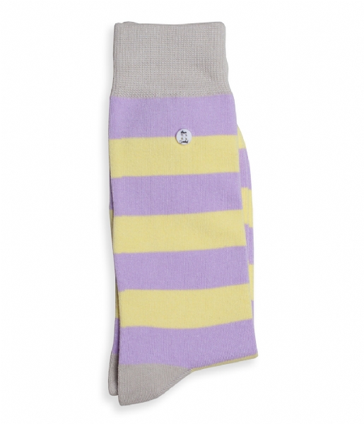 Alfredo Gonzales Sock Stripes Socks purple