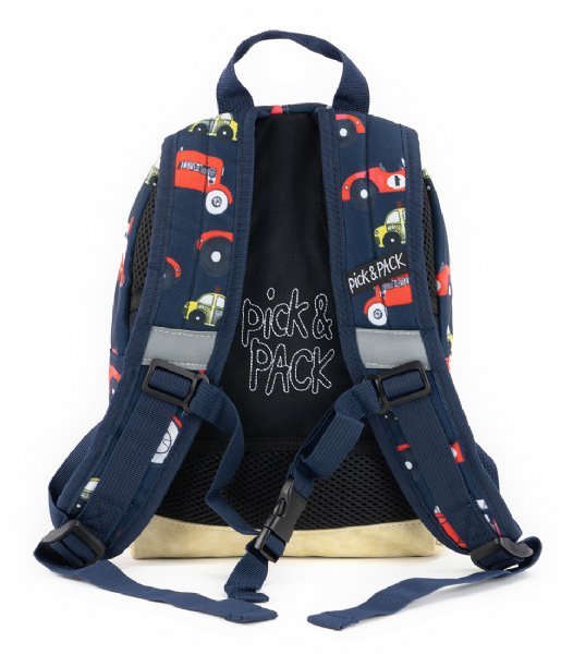 Pick & Pack School Backpack Cars Backpack S Navy (14)