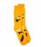 Alfredo Gonzales Sock Cats Socks Mustard (119)