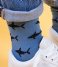 Alfredo Gonzales Sock Shark Attack light blue navy (113)