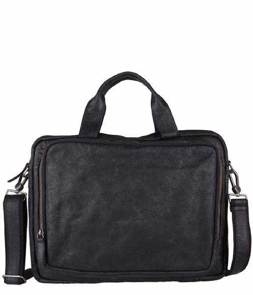 Amsterdam Cowboys Laptop Shoulder Bag Bag Claxton misty black