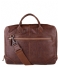 Amsterdam Cowboys Laptop Shoulder Bag Bag Malbis 15 inch cognac