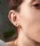 Ania Haie Earring Modern Muse Sparkle Chubby Huggie Hoop Earrings S Gold colored