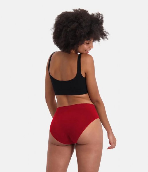 Bamboo Basics Brief Belle Seamless Full Brief 3-Pack Red