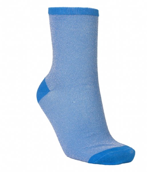 Becksöndergaard Sock Dina Solid Coll metallic blue (812)