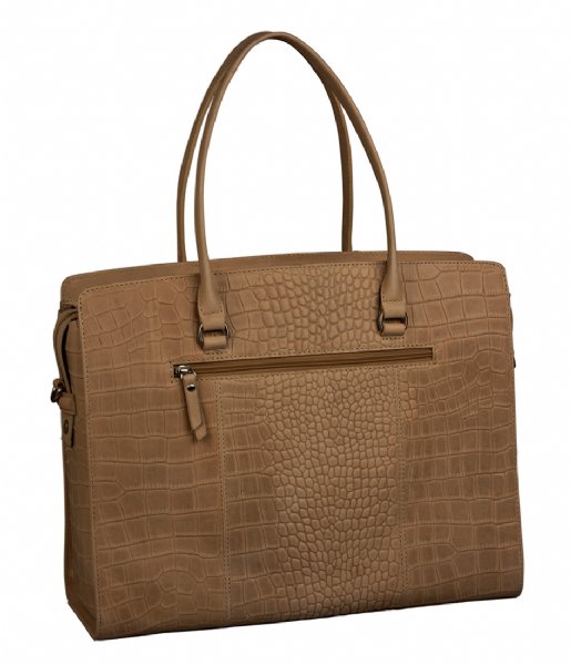 Burkely Laptop Shoulder Bag Casual Cayla Workbag 15.6 Inch Fresh Cognac (24)