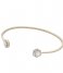 CLUSE Bracelet Idylle Hexagons Open Cuff Bracelet gold plated marble (CLJ11003)