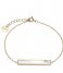 CLUSE Bracelet Idylle Bar Chain Bracelet gold color marble (CLJ11012)