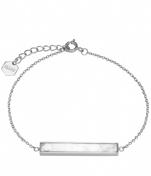 CLUSE Bracelet Idylle Bar Chain Bracelet silver color marble (CLJ12012)