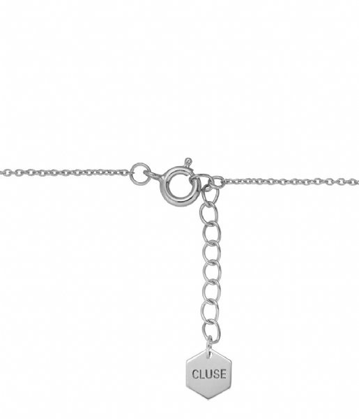 CLUSE Bracelet Idylle Open Circle Marble Hexagon Chain Bracelet silver color (CLJ12008)