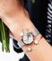 CLUSE Bracelet Idylle Hexagons Open Cuff Bracelet silver color marble (CLJ12003)