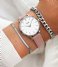 CLUSE Watchstrap Strap 12 mm Leather Silver Colored Pink (CS12006)