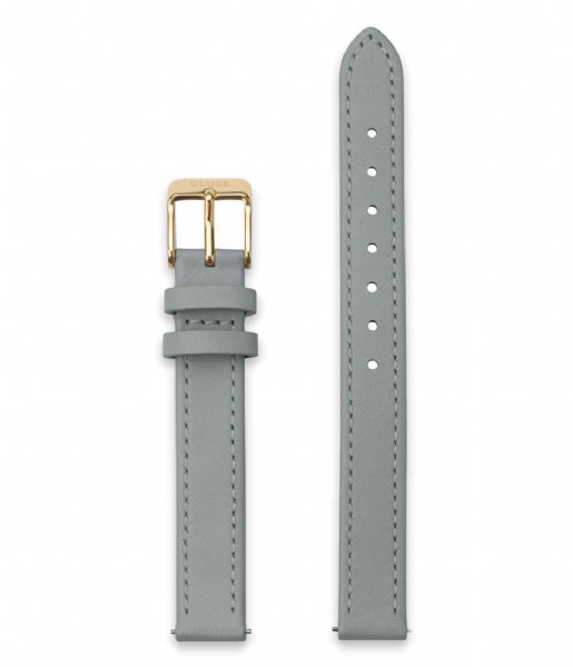 CLUSE Watchstrap Strap 12 mm Leather Gold colored Grey (CS12009)