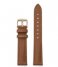 CLUSE Watchstrap Strap 16 mm Leather Gold colored Caramel (CS12231)