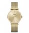 CLUSEMinuit Watch Mesh rose gold plated silver colored (CW0101203004)