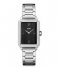 CLUSE Watch Fluette Steel Silver colored Black (CW11501)