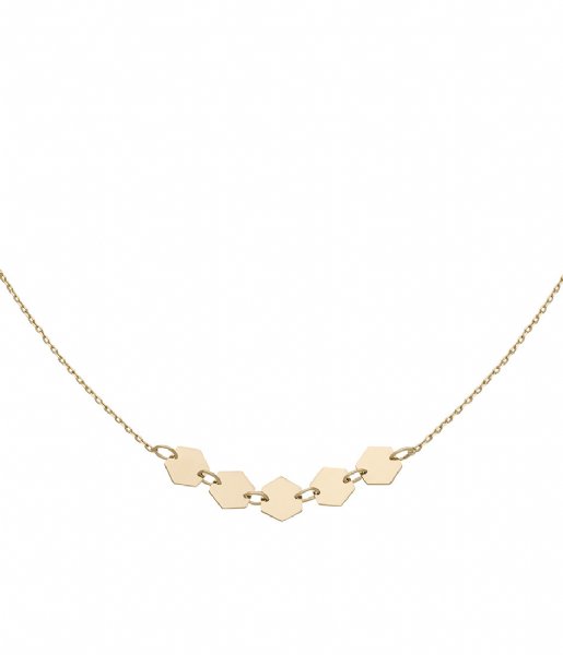 CLUSE Necklace Essentiele Hexagons Necklace gold plated (CLJ21001)