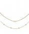 CLUSE Necklace Essentielle Set of Two Necklaces Petite Hexagon  gold color (CLJ21004)