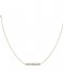 CLUSE Necklace Idylle Marble Bar Necklace gold plated (CLJ21009)