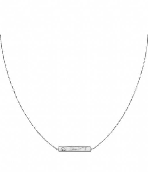 CLUSE Necklace Idylle Marble Bar Necklace silver plated (CLJ22009)