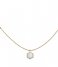 CLUSE Necklace Idylle Marble Hexagon Pendant Necklace gold color (CLJ21008)