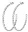 CLUSE Earring Essentiele All Hexagons Hoop Earrings silver plated (CLJ52008)