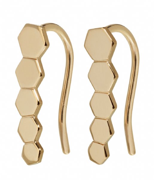 CLUSE Earring Essentiele Hexagon Ear Climber Earrings gold plated (CLJ51010)