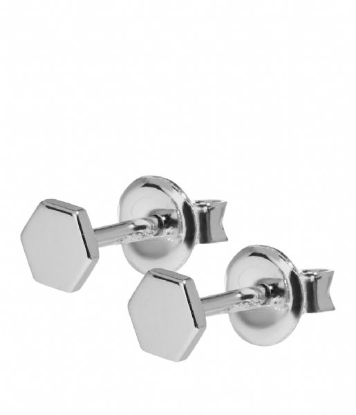 CLUSE Earring Essentiele Hexagon Stud Earrings silver plated (CLJ52006)