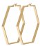 CLUSE Earring Essentiele Large Hexagonal Hoop Earrings gold plated (CLJ51003)