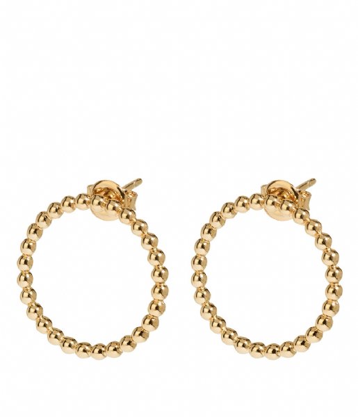 CLUSE Earring Essentiele Open Circle Embellished Stud Earrings gold color (CLJ51007)