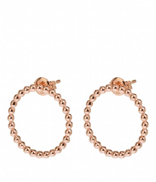 CLUSE Earring Essentiele Open Circle Embellished Stud Earrings rose gold plated (CLJ50007)