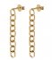 CLUSE Earring Essentiele Open Hexagons Chain Earrings gold plated (CLJ51009)
