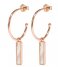 CLUSE Earring Idylle Marble Bar Hoop Earrings rose gold plated (CLJ50001)