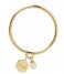 CLUSE Ring Essentiele Hexagon Pearl Charm Ring gold plated (CLJ41007)
