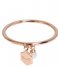 CLUSE Ring Essentiele Hexagon Pearl Charm Ring rose gold plated (CLJ40007)