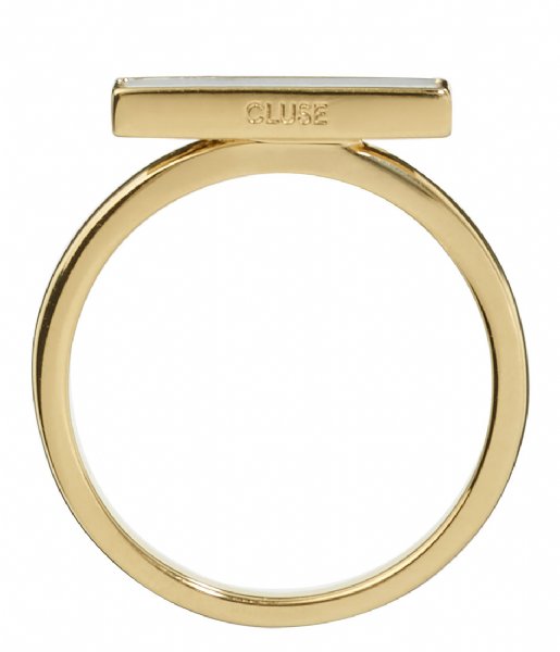CLUSE Ring Idylle Marble Bar Ring gold plated (CLJ41002)