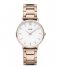 CLUSE Watch Minuit Three Link Rose Gold Plated white rose gold plated (CW0101203027)