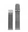 CLUSE Watchstrap Strap 18 mm Mesh Silver Colored Silver