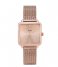 CLUSE Watch La Tetragone Mesh Rose Gold Plated Rose gold soft rose gold plated (CW0101207009)
