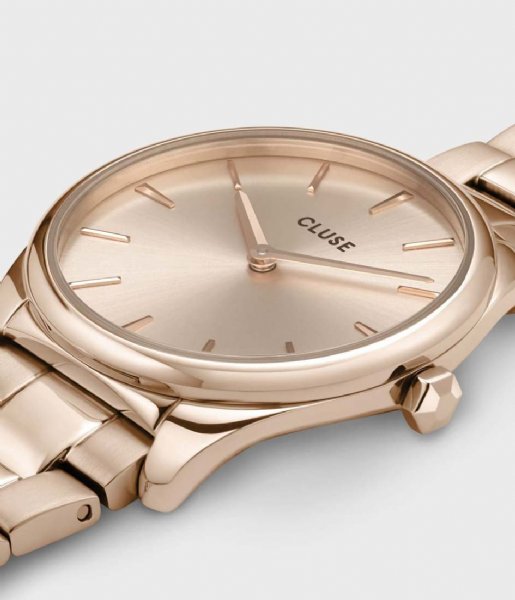 CLUSE Watch Feroce Petite Steel Gold Colored Pink (CW11201)