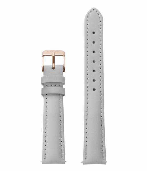CLUSE Watchstrap Minuit Strap Grey grey & rose gold plated (CLS319)