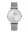 CLUSE Watch Boho Chic Mesh Rose Gold Silver rose gold silver silver (CW0101201006)