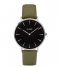 CLUSE Watchstrap La Boheme Strap Olive Green olive green & silver (CLS036)