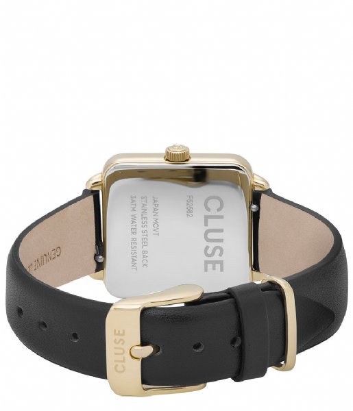 CLUSE Watch La Tetragone Gold Plated gold plated black (CL60004)